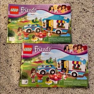 LEGO friends car and camper set